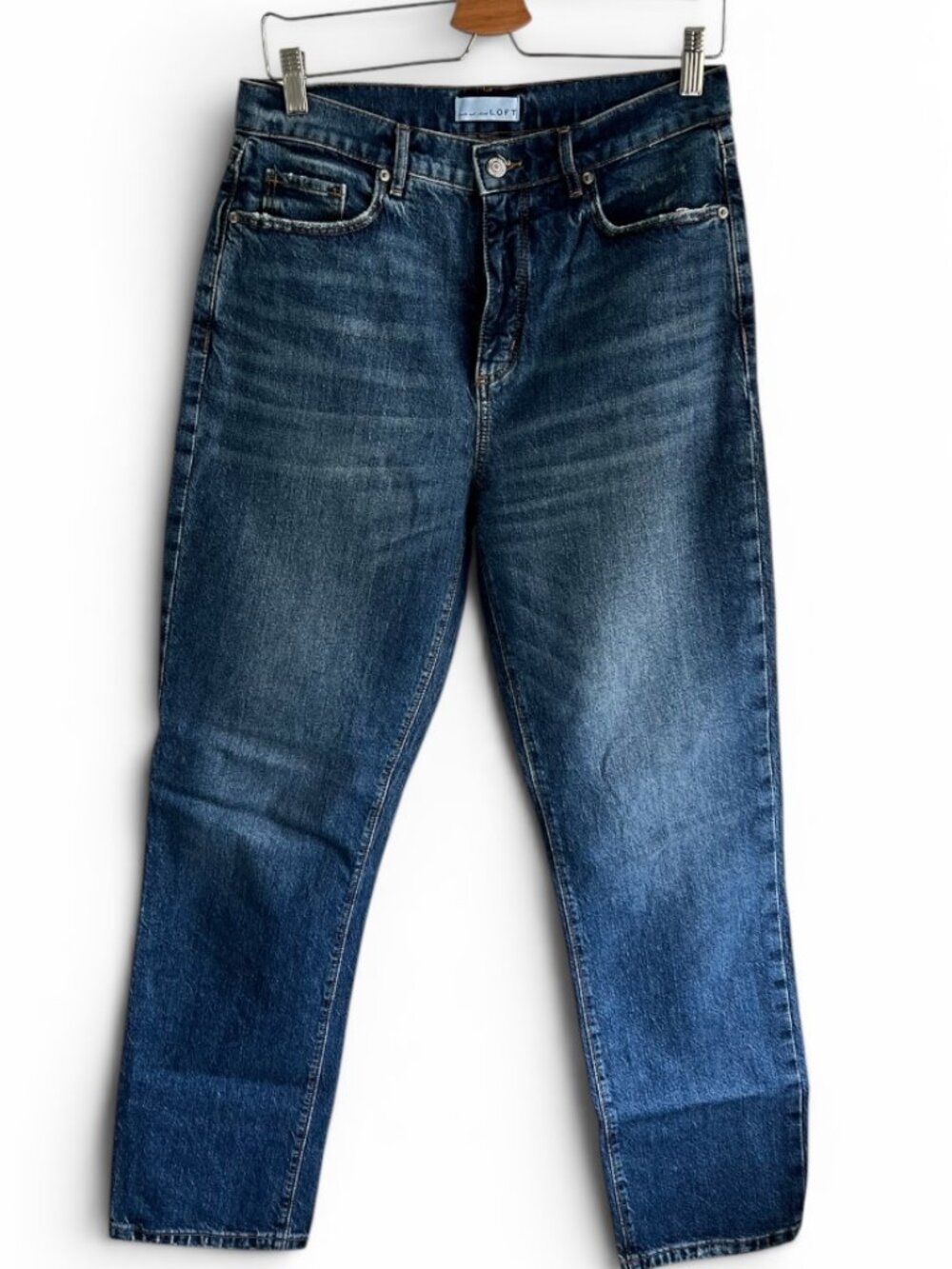 LOFT Women’s Straight Crop Jeans Size 28 Tall